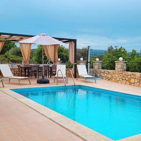 Natural View Villa With Private Pool Skouloúfia Eksteriør bilde
