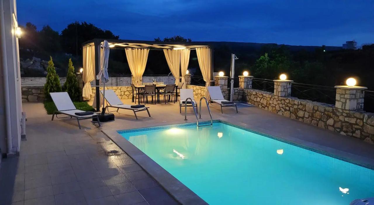 Natural View Villa With Private Pool Skouloúfia Eksteriør bilde